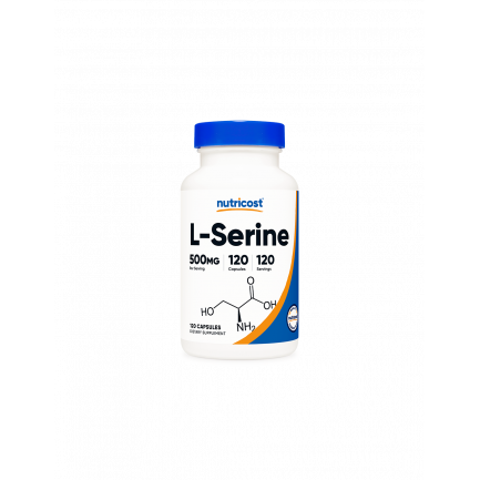 Памет и концентрация - Л-Серин (L-Serine),500 mg/120 капсули Nutricost