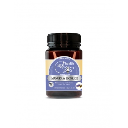 ApiHealth Пчелен мед Манука с женско биле Licorice MGO 100+, 500 g