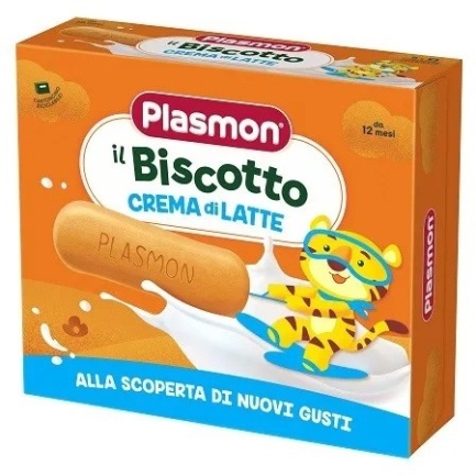Plasmon 3344 Бишкоти за деца със сметана 12+м 240 g