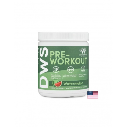 Pre-Workout L-Цитрулин + Бета аланин + Тирозин – Концентрация и издръжливост, диня, 241.8 g, 30 дози, прах