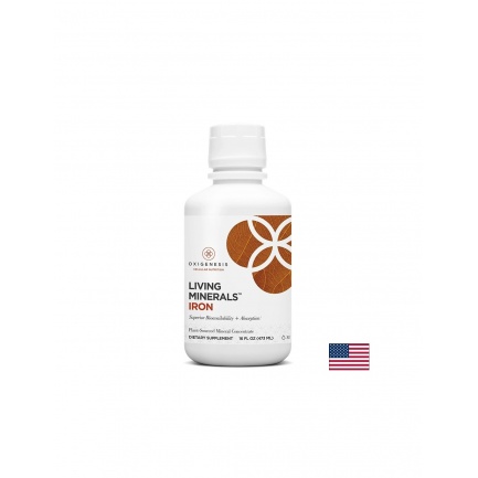 При анемия - Течно желязо Living Minerals, 473 ml