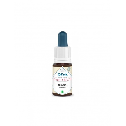 При безпокойство и натрапчиви мисли - Трепетлика, капки по метода на Бах, 15 ml