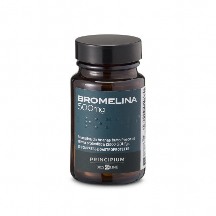 Principium Бромелина - за подобряване на храносмилането и микроциркулацията 500 mg, 30 таблетки