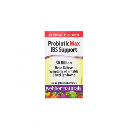 Пробиотик Max IBS Support (синдром на раздразнените черва),30 млрд. активни пробиотици х 45 V- капсули
