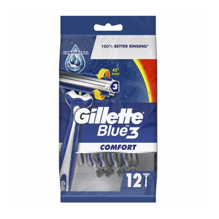 Gillette Blue3 самобръсначка x12 броя