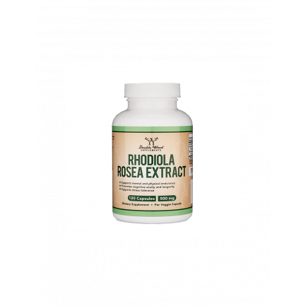 Rhodiola Rosea Extract - Златен корен екстракт, 120 капсули Double Wood