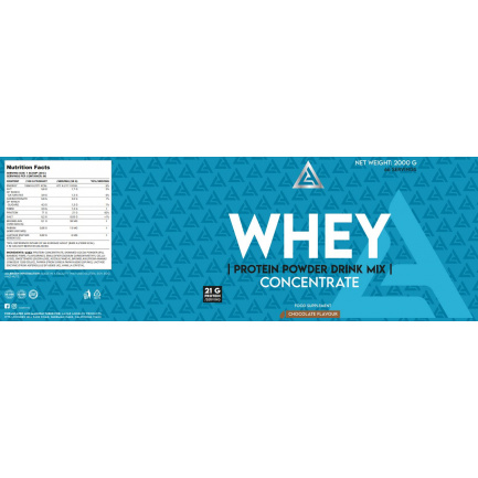LA Whey Protein Concentrate | Premium Drink Mix / 2000 gr