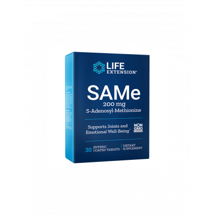 SAMe - S-Adenosyl-Methionine/ САМе - С-Аденозил-Метионин 200 mg х 30 стомашно-устойчиви таблетки