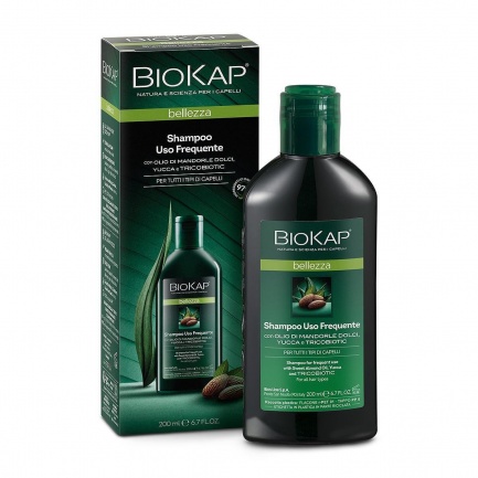 Biokap Shampoo for frequent use with TRICOBIOTIC - Шампоан за честа употреба с бадемово масло, юка  и TRICOBIOTIC, 200 мл