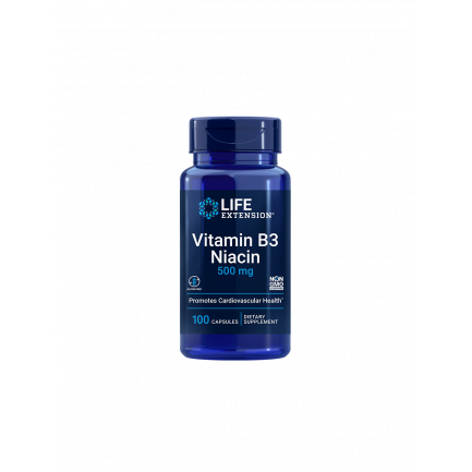 Сърдечно-съдова система - Витамин В3 (ниацин),500 mg х 100 капсули
