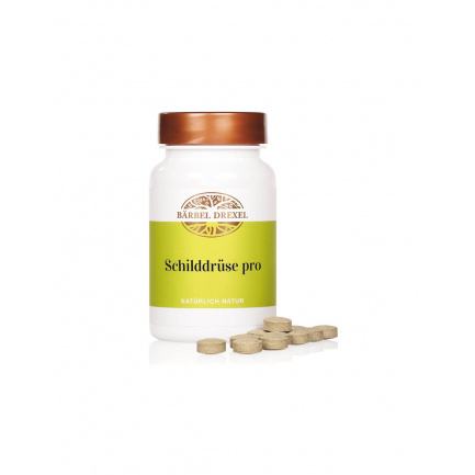 Schilddrüse pro - Здраве за щитовидната жлеза със селен, витамин D3 и билки, 125 таблетки Bärbel Drexel