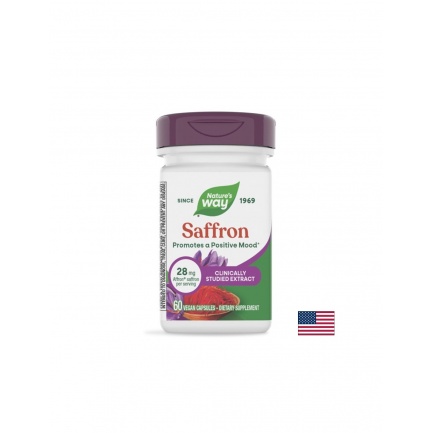 Шафран Affron При тревожност и понижено настроение 28 mg, 60 веган капсули