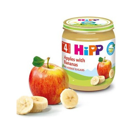 Hipp 4210 Био Пюре ябълка с банан 125 гр.
