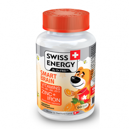 Swiss Energy Детски желирани витамини Умствено развитие х60 броя