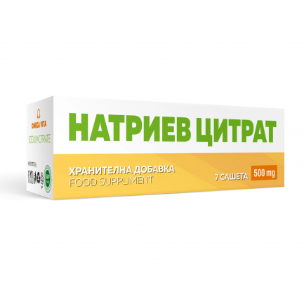 Omega Vita Натриев цитрат 500 mg х7 сашета
