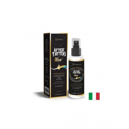 Спрей за татуировки – Подхранване и блясък After Tattoo Wow, 75 ml