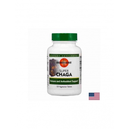 Super Chaga / Супер чага, 120 таблетки Natural Factors