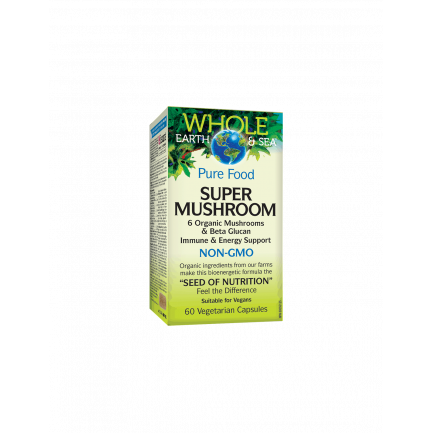 Super Mushroom Whole earth & sea® х 60 капсули Natural Factors