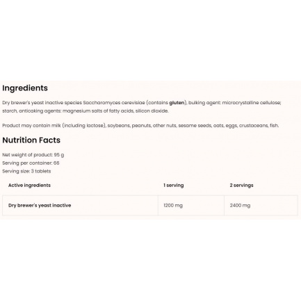 Brewer's Yeast 400 mg