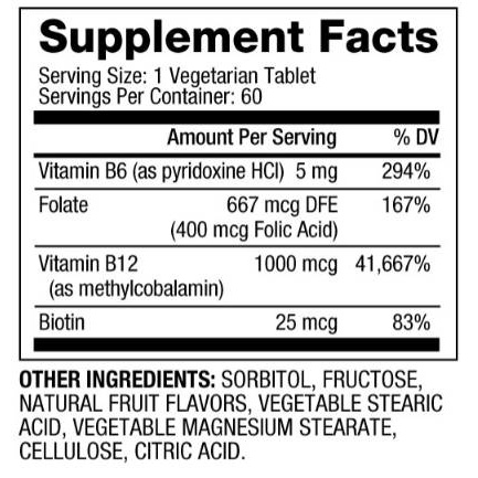 Vitamin B12 Complex 1000 mcg