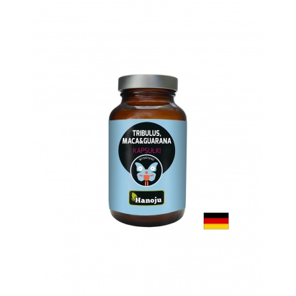 Трибулус 200 mg + Мака 200 mg + Гуарана 100 mg – Енергия, тонус и либидо, 90 капсули
