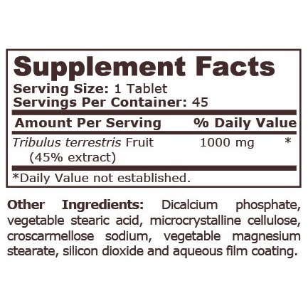 Pure Nutrition - Tribulus Terrestris 1000 Мг - 50 Таблетки 