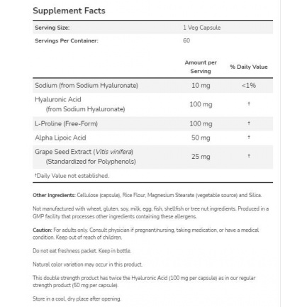 Hyaluronic Acid 100 mg