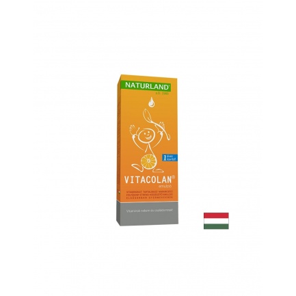 Vitacolan – Мултивитамини за деца над 1 година, 250 ml сироп с вкус на портокал