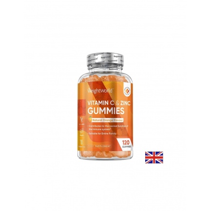 WeightWorld Витамин C 100 mg + Цинк 3 mg – Имунитет, 120 желирани таблетки