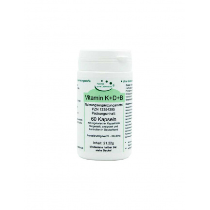 Vitamin K + D + B - Витамин K + D + B, 60 капсули El Compra