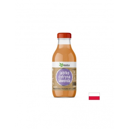 Ябълка + Лимон + Лавандула – Успокоява и подкрепя имунитета, сок 300 ml