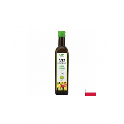 Ябълков оцет (нефилтриран),БИО, 500 ml