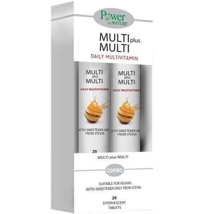 Power of Nature Мулти + Мулти със Стевия х24 таблетки 1+1