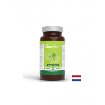 Желязо – Енергия и подкрепа при анемия, 10 mg, 30 капсули