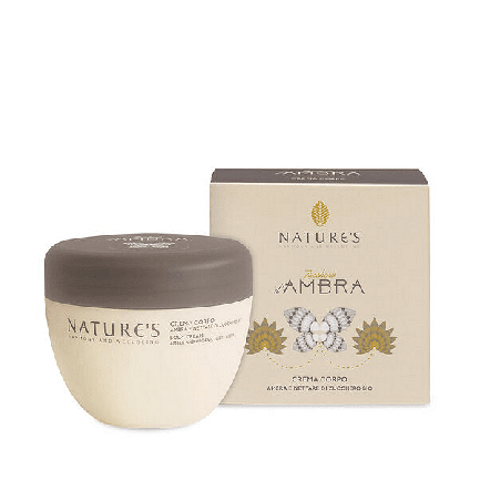 Nature's Zucchero d'Ambra Подхранващ крем за тяло с кехлибар и захарна тръстика 250 ml